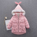 2022 Winter Down Jacket For Girls Coat Waterproof Shiny Hooded Children Outerwear Clothing 5-14 Year Teenage Kids Parka Snowsuit