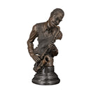 ArtsHom AH-056 Bronze Music Statue Sculpture Home Accessories Man Paly Saxophone Statue Sculpture Home Decorative Sculpture