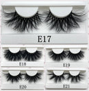 Mikiwi 25mm Mink False Eyelashes 25/50/75/100 pc Wholesale 3D Mink Lashes big white tray  Label Makeup Dramatic Long Mink Lashes