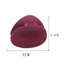 New 2017 Fashion High Quality Girls Hair Claw Solid Scrub Acrylic Hair Clip Cat Ear Round Headwear Women Cute Hair Accessories