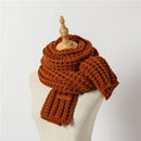 DRESSUUP Marca Mujeres Bufanda de Invierno Cálido Sólido Largo Bufandas Hechas A Mano Bufandas Mujer Foulard Femme Hijab