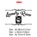 Laundry Room Washing Quotes And Signs Wall Sticker Decoration For Washing Room WC And Toliet Sticker Decor Accessories