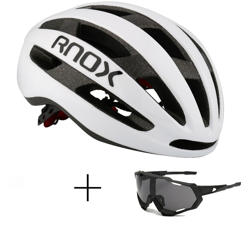 Rnox Aero bicicleta de seguridad ultraligero Casco de bicicleta de carretera rojo MTB Ciclismo Ciudad Casco al aire libre montaña deportes gorra Casco Ciclismo