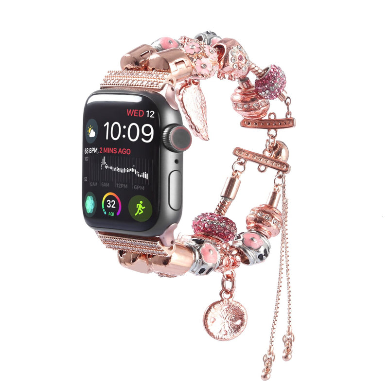 DIY women watch strap for apple watch 5 4 band 44mm iwatch sport bands 42mm accessories 40mm series 3 2 bracelet 38mm watchband