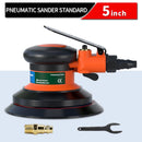 FivePears Pneumatic Orbital Sander Air Grinder，125mm/150mm Vacuum Eccentric Polishing/Grinding Machine Pneumatic Tools
