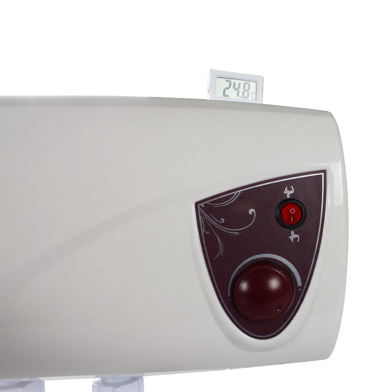 Calentador de agua de 12 V con indicador de temperatura del agua para autocaravanas, caravanas, autocaravanas y barcos
