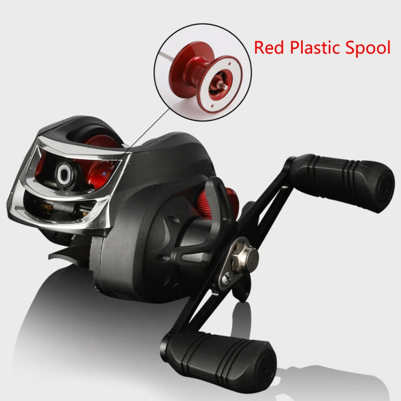 Bait casting Reel Magnetic brake system Reel 10KG Max Drag 7.1:1 High Speed Fishing Reel Fishing Accessories metal Fishing wheel