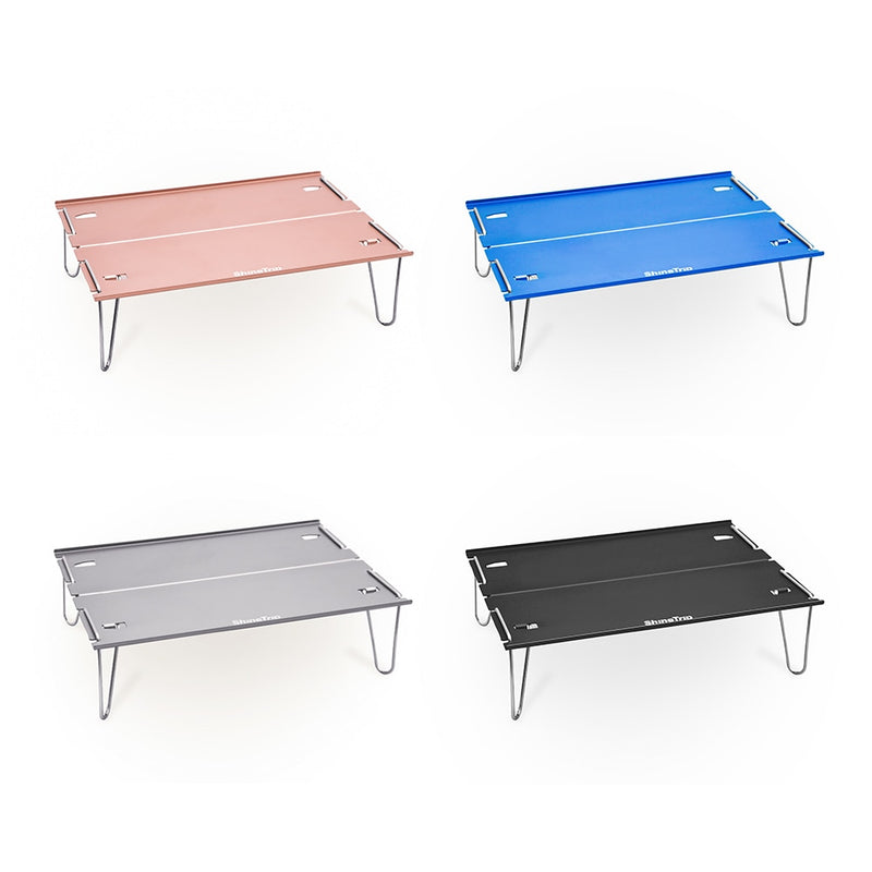 Mini mesa de Camping para exteriores, mesa portátil de aluminio ultraligera, mesa de café para barbacoa, mesa de Camping multifuncional ultraligera