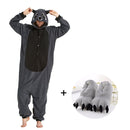 Waschbär Pyjamas Männer Kigurumi Tier Onesies für Erwachsene Cartoon Cosplay Kostüm Einteiliger Pyjama Overall Damen Pyjama Bodysuits