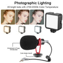 Ulanzi MT-08 DSLR SLR Teléfono Vlog trípode KIT Zapata fría Soporte de montaje de teléfono para micrófono Luz LED Mini trípode para iPhone 13 Sony