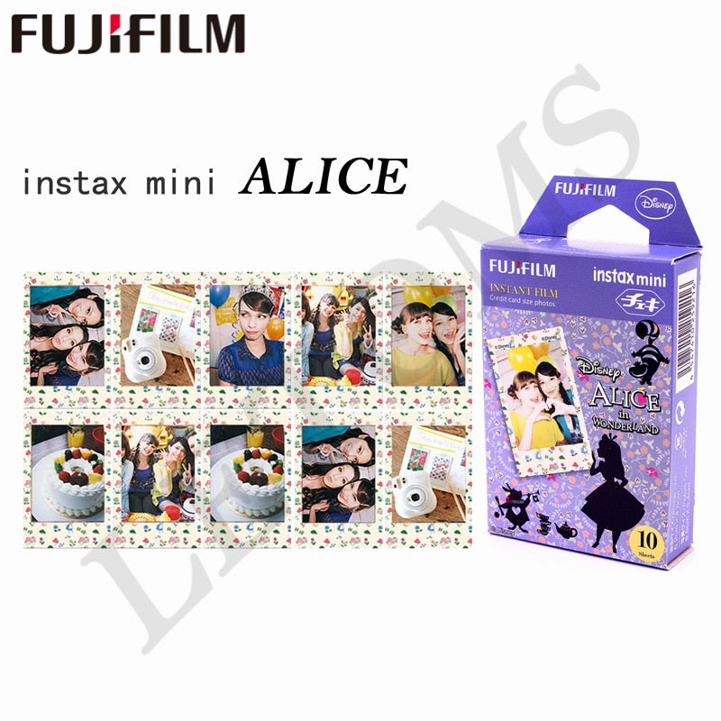 Fujifilm Instax Mini película marco de fotos opcional 10-100 hojas de papel fotográfico para Instax Mini 9 8 11 Instant Mini 70 90 cámara de película