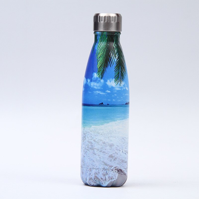 179-202 LOGO Custom Stainless Steel Water Bottle For Water Thermos Vacuum Insulated Cup DoubleWall Travel Drinkware Sports Flask