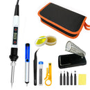 60W/80W Electric Digital Soldering Iron Station 220V 110V Temperature Adjustable Welding Soldering Tips Tools Accessories