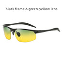 Aluminum Frame Driving Sunglasses Men Polarized Sports Sun Glasses Male UV400 Polaroid Retro Sunglass Anti-glare Goggles Vintage