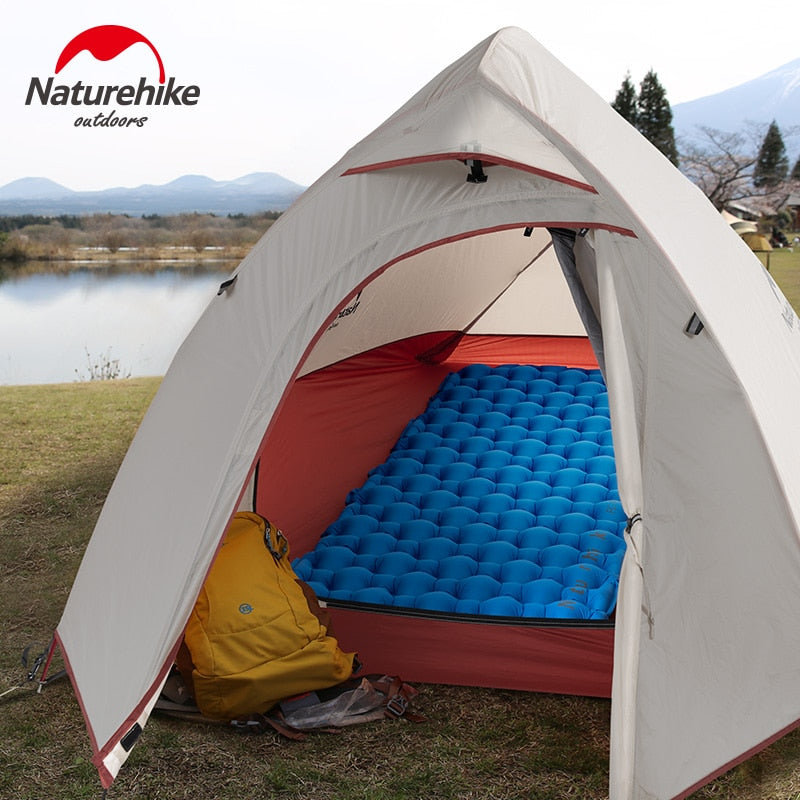 Colchón inflable Naturehike, colchón de aire, colchoneta para acampar, colchón ultraligero para acampar, colchoneta para dormir, cama para acampar, almohadilla para dormir de nailon