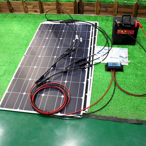 The Helios Array | Flexible Monocrystalline Solar Panel Kit 100W–300W