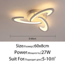 Luz De techo Led con Control remoto con lámpara acrílica ultrafina para techo De sala De estar, cama, habitación, montaje empotrado, Lamparas De Techo