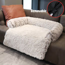 Dog Sofa Bed Cover Calming Plush Mat Removable Pet Blanket Mattress Cat Beds Warm Sleep Cushion Pillow Couch Furniture Protector