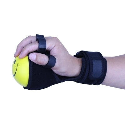 Pelota eléctrica para masaje de manos, compresión en caliente, hemiplejía, entrenamiento pasivo para dedos, mejora los calambres en los dedos y la flexibilidad de los dedos