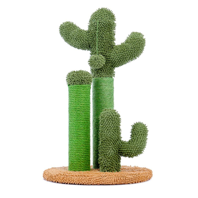 Poste rascador para gatos de Cactus adecuado con cuerda de Sisal, rascador para gatos, Cactus para gatos jóvenes y adultos, marco de escalada