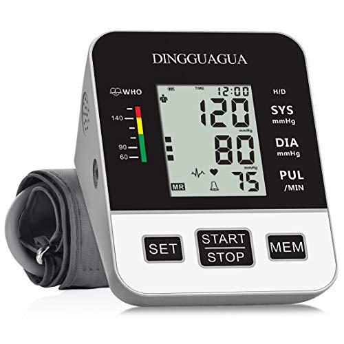 Blood Pressure Meter Monitor Upper Arm Automatic Digital Blood Pressure Monitor Cuff BP Machine Pulse Rate Monitoring Meter