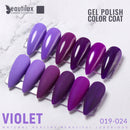 Beautilux Nail Gel Polish Kit Violet Purple Lavender Color UV LED Gels Set Semi Permanent Nail Polish Lacquer 10ml 6pcs/lot