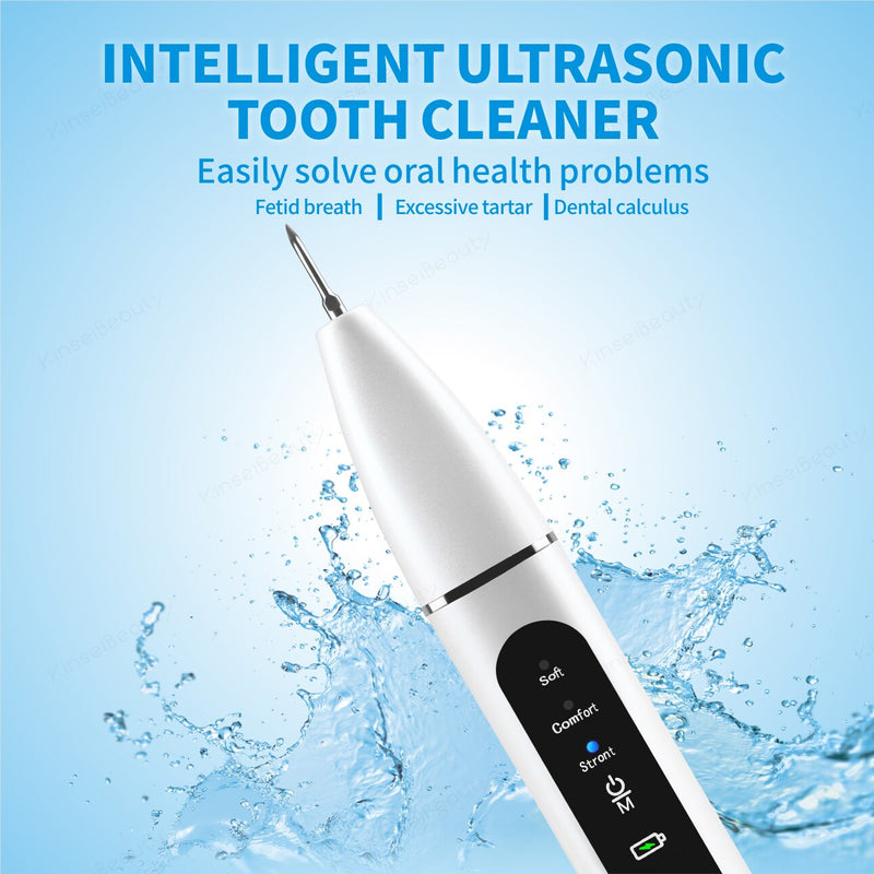 Escalador Dental ultrasónico para el hogar, escalador de dientes eléctrico portátil, pantalla inteligente, limpiador de dientes de agua, herramientas de escalado Dental de 3 modos