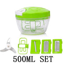 Multifunction Vegetable Chopper Stainless Steel 6 Sets Shredder Slicers Strips Device Manual Meat Grinder Cheese shredder