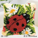 Animal Series Exquisite Coarse Wool Cross Stitch Carpet Embroidery 3D Segment Embroidery Pillow DIY Handmade Material Package