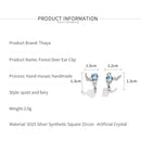 Thaya Solid 925 Sterlings Silver Cute Korean Girls Earings Clip Earrings For Women Engagement Gift Fine Jewerlry
