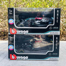 Bburago 1:43 2021 F1 Mercedes-AMG W12 44# Lewis Hamilton 77# Valtteri Bottas Formula one Simulation alloy super toy car model