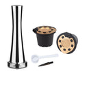 For Nespresso Coffee Capsule Pod Filters Baskets Refillable Reusable Espresso Coffee Filter Cup Cafeteras De Capsulas