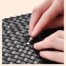 100% Leather Men Clutch Weaving Large Capacity Zipper Bag Fashion Simple Storage Bag Luxury Brand Handbag Wash Bag 2022 New Spot