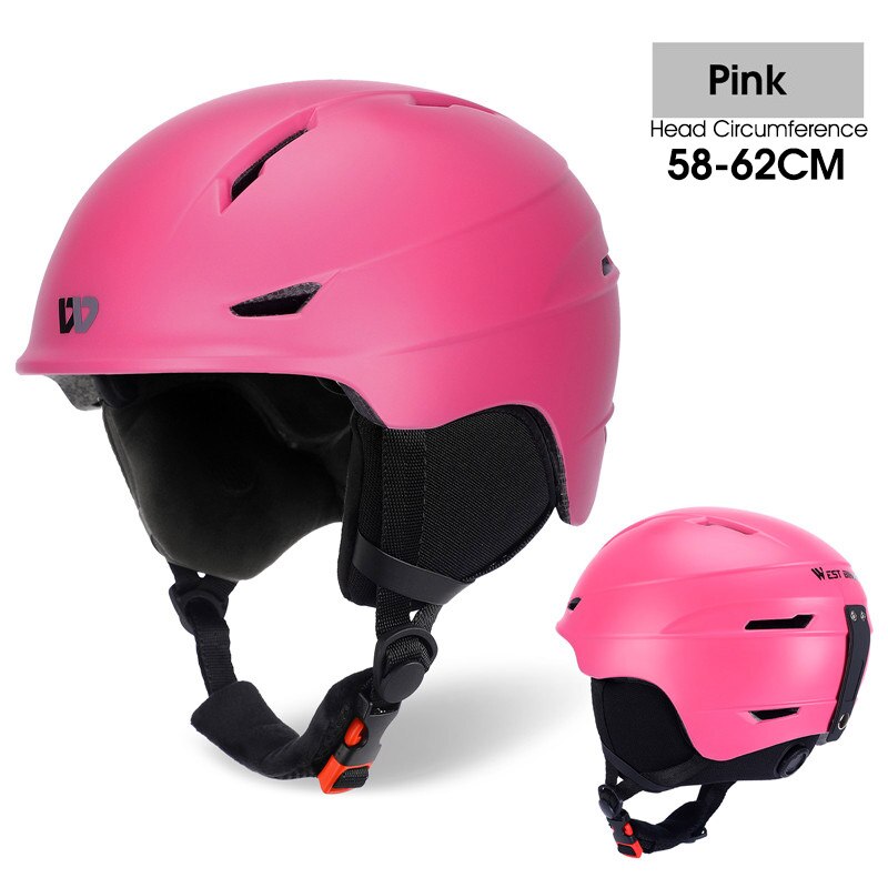 WEST BIKING Casco de bicicleta 56-62cm Transpirable Ultraligero MTB Casco de ciclismo de montaña moldeado integralmente Casco de seguridad para bicicleta