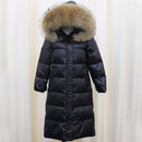 90% White Duck Down Jacket 2021 Women Winter Jacket Long Thick Coat For Women Hooded Down Parka Warm Female Clothes Waterproof