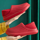 Fashion Women Slippers Winter Warm Fur Slippers Men Women Boys Girls House Shoes Flat Heel Home Indoor Waterproof Female Slipper