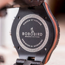 BOBO BIRD Men Watch Wood Luxury Stylish Watches Timepieces Chronograph Military Quartz Great Men&