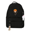Anime Haikyuu Karasuno VBC Women Backpack Kawaii Pink School Bags Nylon Bookbag Cartoon Travel Bagpack Small School Rugzak