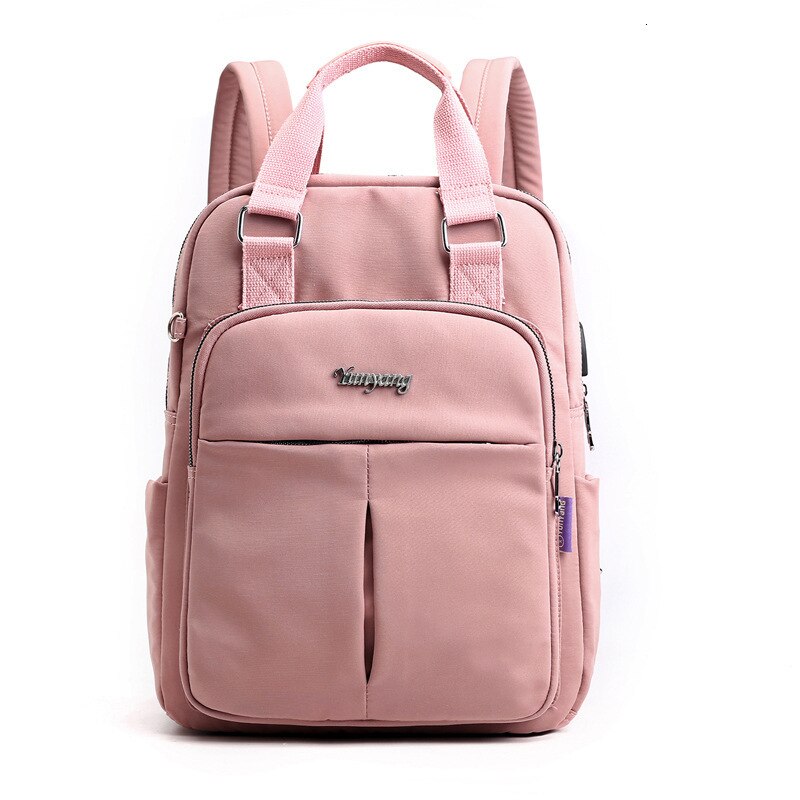 Mädchen Laptop Rucksäcke Rosa Männer USB Lade Bagpack Frauen Reiserucksack Schultaschen Tasche Für Jungen Teenager mochila escolar 2022