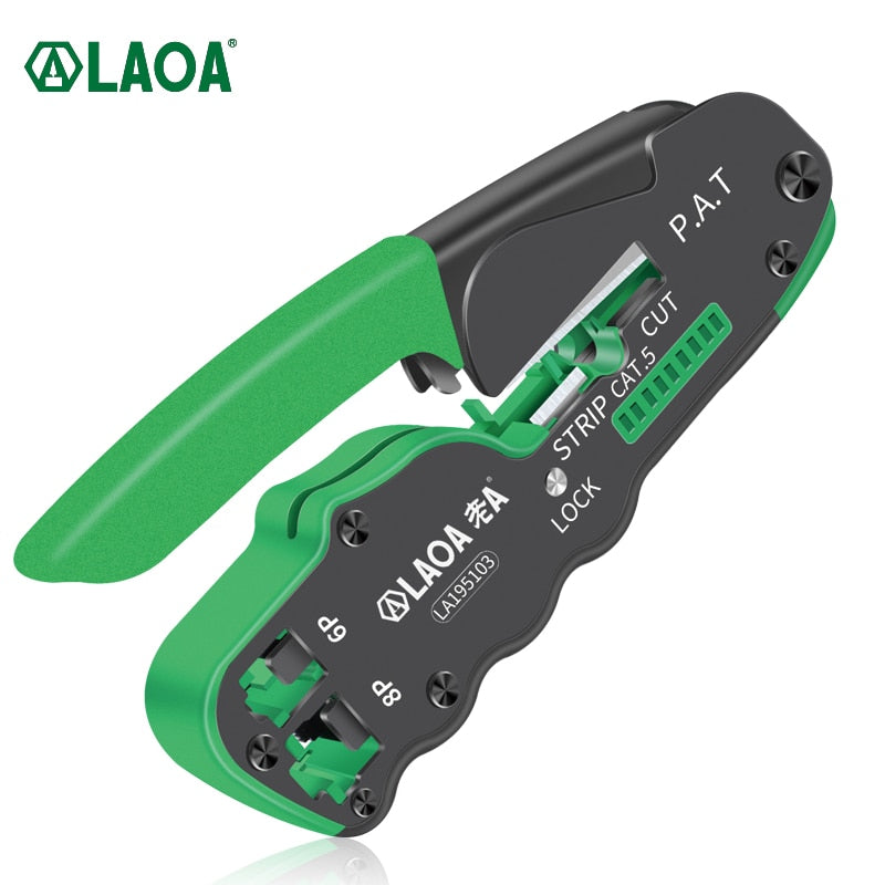 LAOA Crimping Pliers Crimper Network Tools Cable Stripper Wire Cutter Cutting Plier Terminal  Crimp Portable Tool