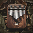 NEW Kalimba 17/21 Key Black Walnut Curly Figure Keyboard Thumb Piano Chamfer Calimba Musical Instruments Keyboard Instruments