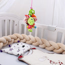 4M Baby Bed Bumper Protector Infant Cradle Pillow Cushion Braid Knot Bumper Crib Bumper Tour De Lit Bebe Tresse Room Decor