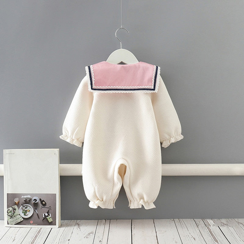 Peleles de invierno para bebés y niñas, traje para recién nacidos, ropa gruesa para niñas, peleles para niños de 0 a 2 años