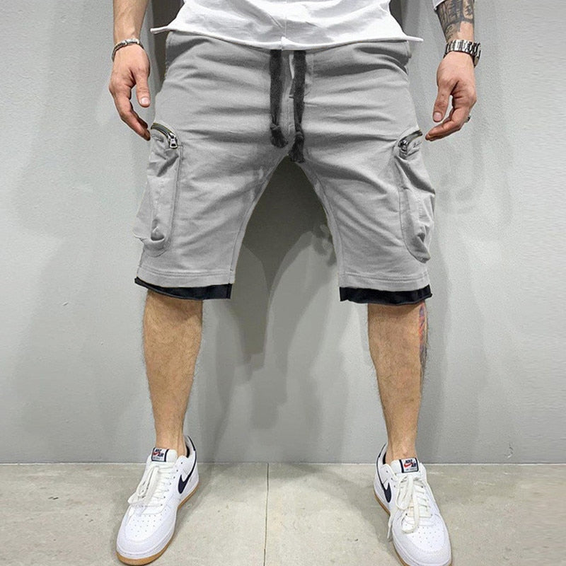 Men Knee-length Cotton Shorts Men&