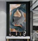 Gold Art Poster Nordic Canvas Painting Modern Abstract Luxury Ribbon Posters Prints Wall Pictures for Living Room Bedroom Decor