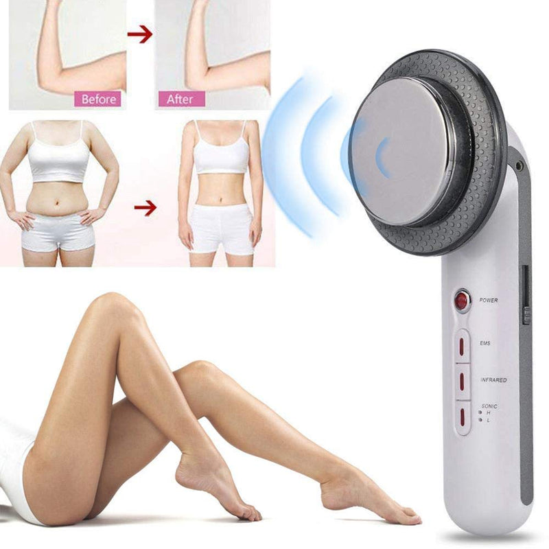 3 in1 Slimming Far Infrared EMS Ciliometer Body Massager Body Beauty Skin Care Thin Face Body Massager Weight Loss Vibration