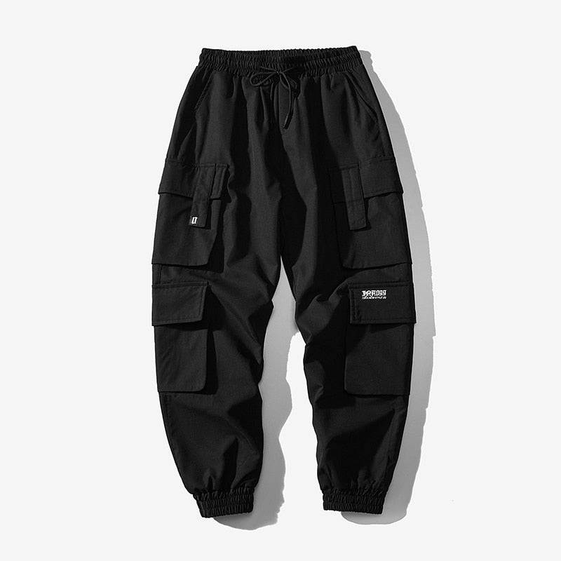 LAPPSTER Herren Schwarz Stickerei Jogger Hose 2022 Mann Streetwear Cargohose Herren Tasche Jogginghose Grau Taktische Hose Übergröße