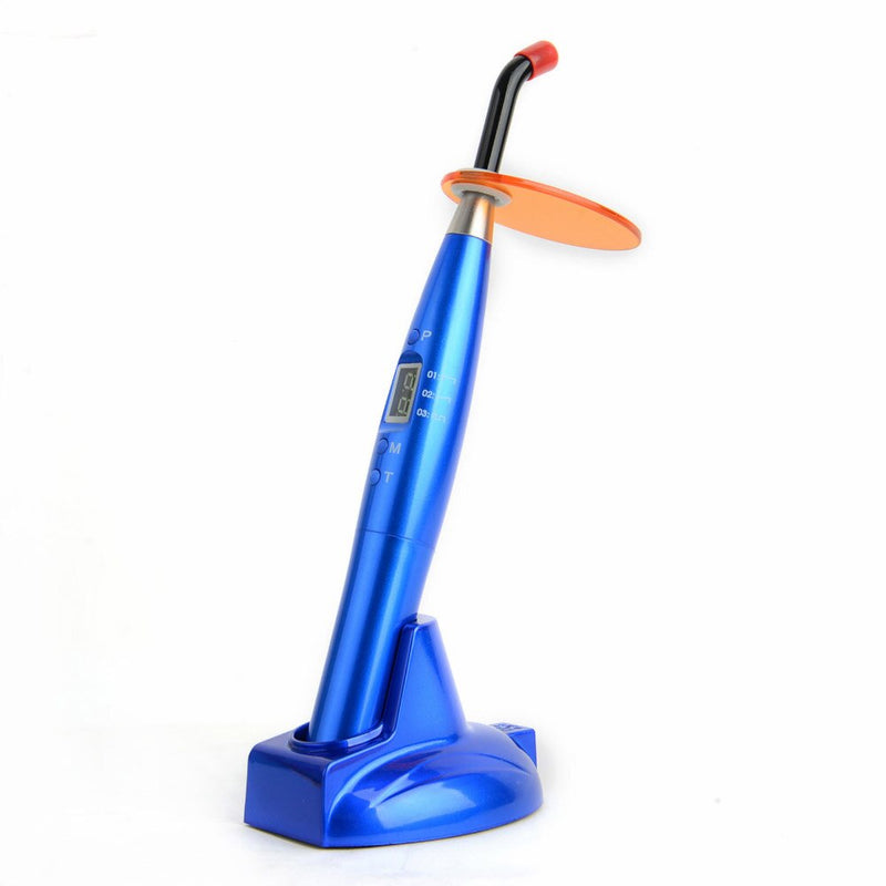 AZDENT Dental colorido LED luz de curado máquina de lámpara de curado inalámbrica 5W≥1200mw/c㎡ longitud de onda 440-480nm instrumento Dental
