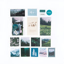 Journamm 15pcs Vintage Cards for Phone Deco Retro Stationery Supplies Plant Paper Junk Journal Label Scrapbooking Material