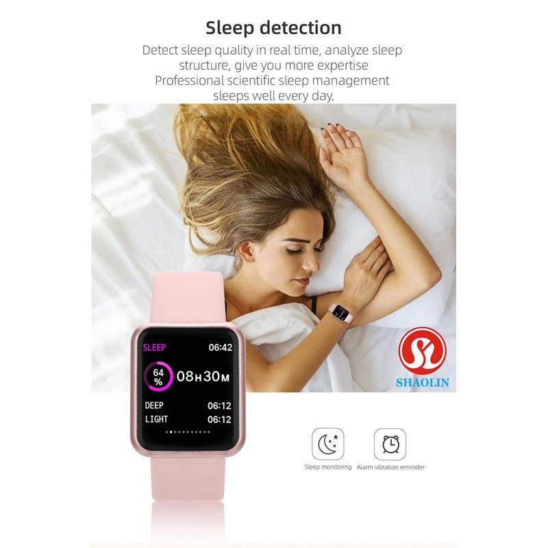 Reloj inteligente Bluetooth resistente al agua para hombres y mujeres, reloj inteligente para Apple Watch, IPhone, Android, Monitor de ritmo cardíaco, rastreador de Fitness